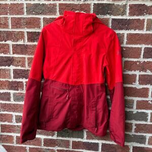 The North Face Red Two Tone Hooded Jacket Women’s Small